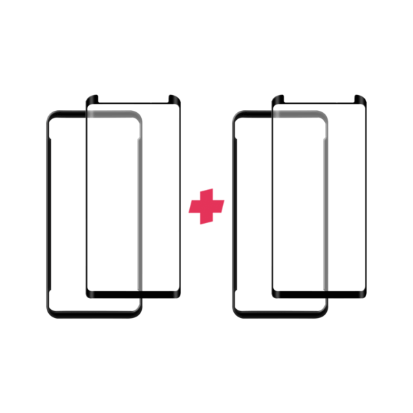 DuoPack Samsung Galaxy Note 9 Case Friendly screenprotector - Telefoonglaasje