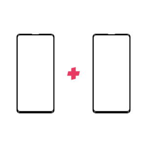 DuoPack Samsung Galaxy S10e Edge to Edge screenprotector - Telefoonglaasje