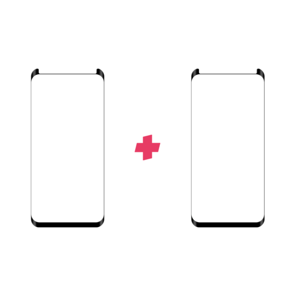 DuoPack Samsung Galaxy S8 Plus Case Friendly screenprotector