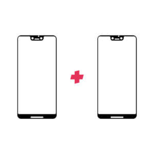 DuoPack Google Pixel 3 XL Edge to Edge screenprotector - Telefoonglaasje