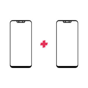 DuoPack Honor Play Edge to Edge screenprotector - Telefoonglaasje