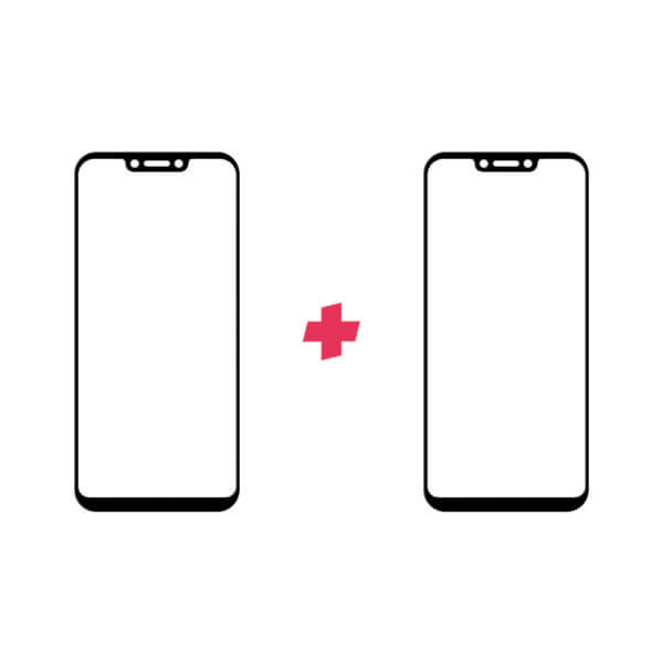 DuoPack Honor Play Edge to Edge screenprotector - Telefoonglaasje