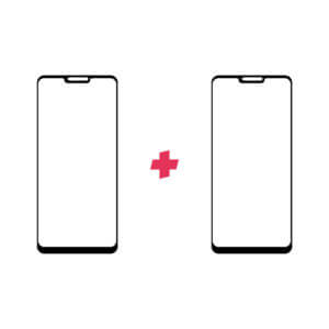 DuoPack LG G7 Fit Edge to Edge screenprotector - Telefoonglaasje