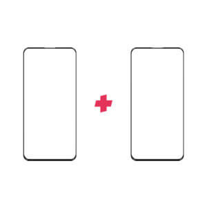DuoPack OPPO Find X Edge to Edge screenprotector - Telefoonglaasje