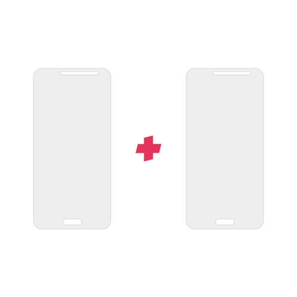 DuoPack Samsung Galaxy A3 2015 Standard Fit screenprotector