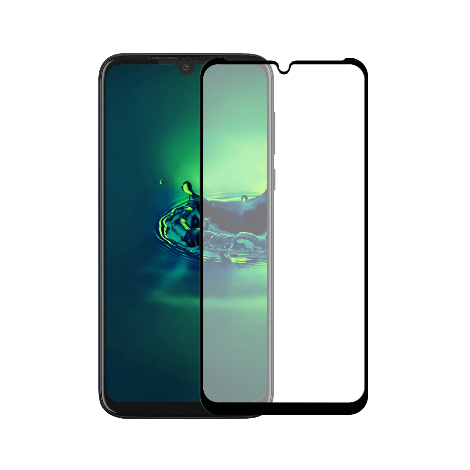 Motorola Moto G8 Plus screenprotector gehard glas Edge to Edge