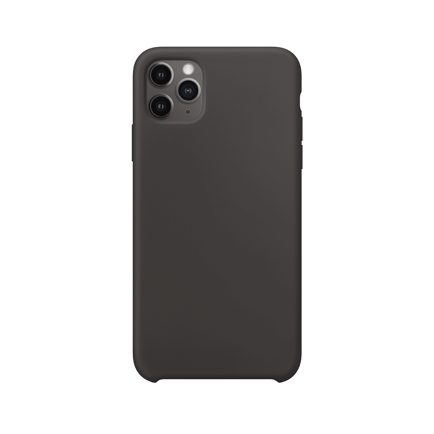iPhone 11 Pro Max Siliconen Back Cover - Zwart