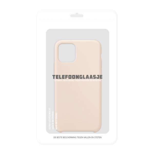 Verpakking iPhone 11 Pro siliconen hoesje - pink sand