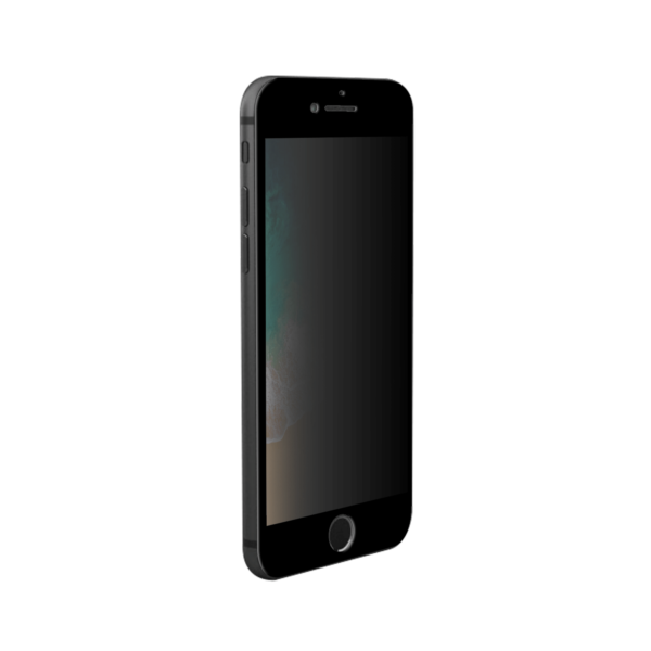 Linkerzijde iPhone 7 Plus privacy screenprotector - Edge to Edge