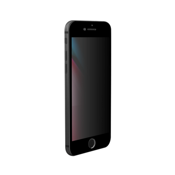 Linkerzijde iPhone 8 privacy screenprotector - Edge to Edge