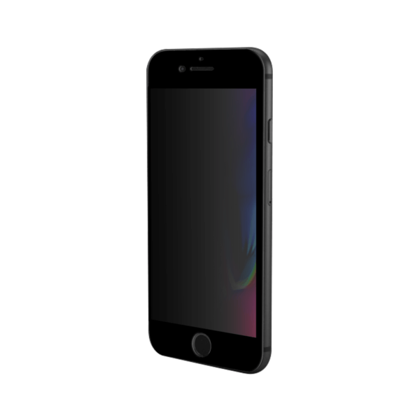 Rechterzijde iPhone 8 privacy screenprotector - Edge to Edge