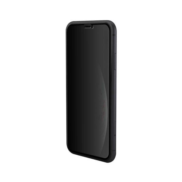 Rechterzijde iPhone Xs privacy screenprotector - Edge to Edge