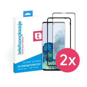 DuoPack Samsung Galaxy S20 screenprotectors Case Friendly