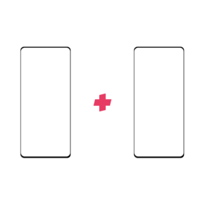 Duopack Samsung Galaxy A51 screenprotector tempered glass