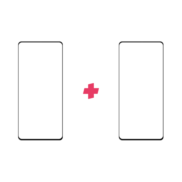 Duopack Samsung Galaxy A51 screenprotector tempered glass