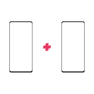 Duopack Samsung Galaxy A71 screenprotector tempered glass