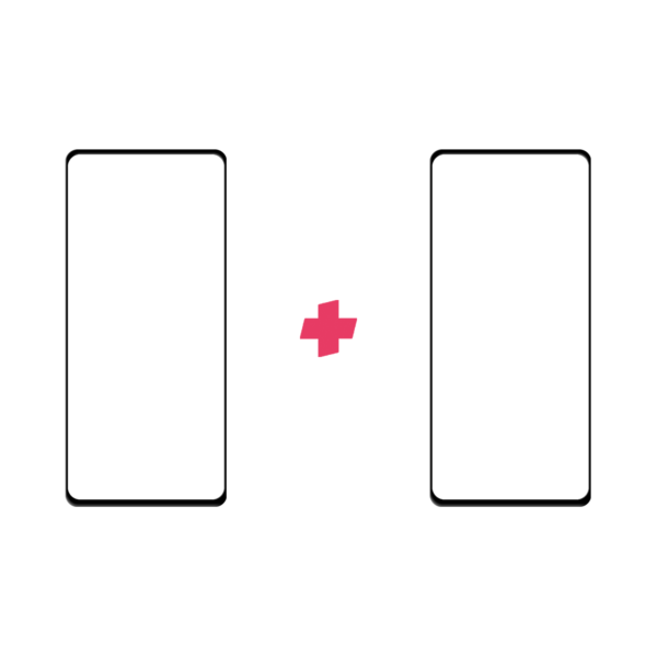 Duopack Samsung Galaxy A71 screenprotector tempered glass