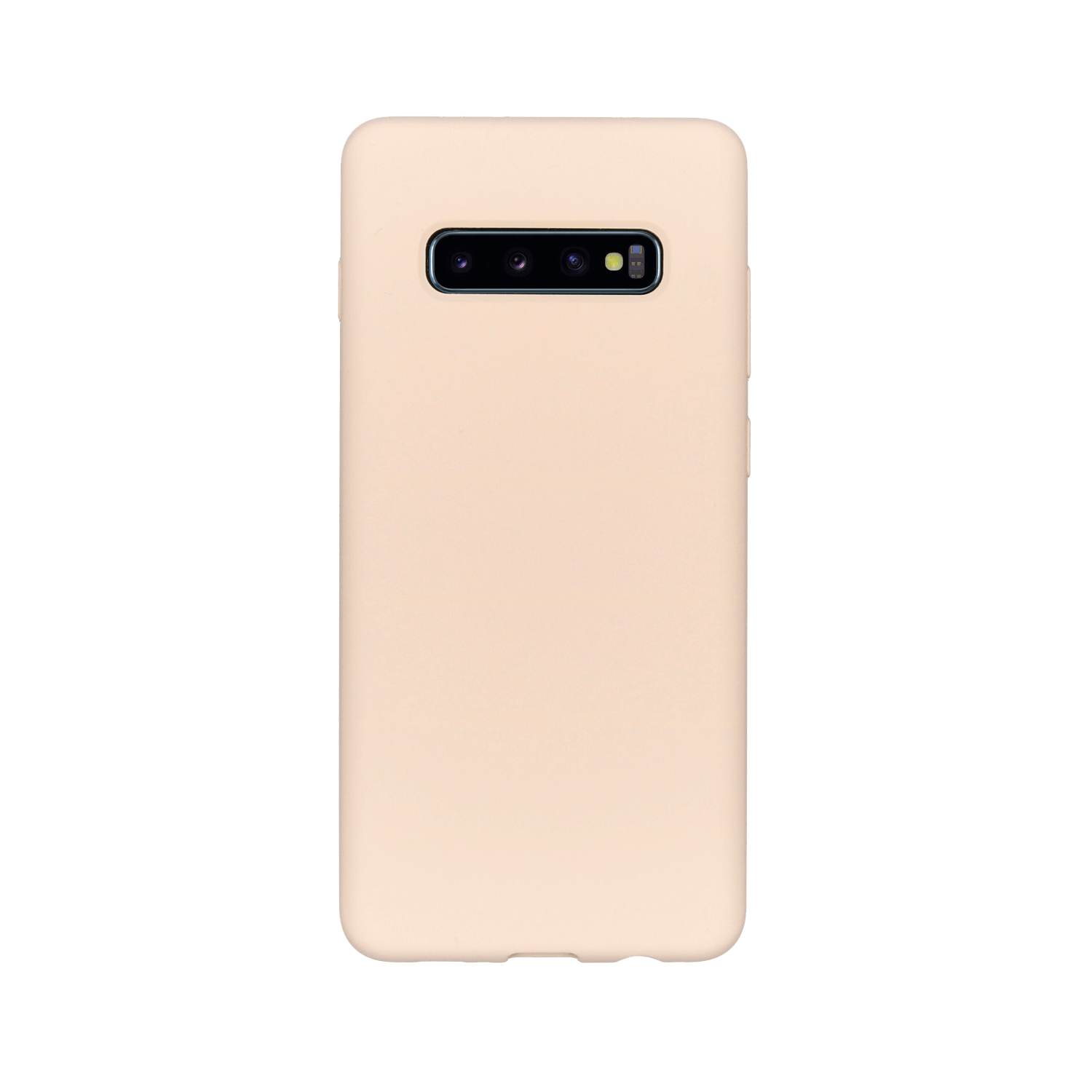 halsband Zeestraat Willen Samsung Galaxy S10 Plus siliconen hoesje - Pink Sand - Telefoonglaasje