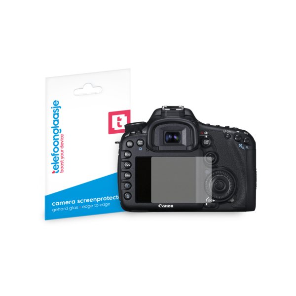 Canon EOS 7D screenprotector tempered glass van Telefoonglaasje