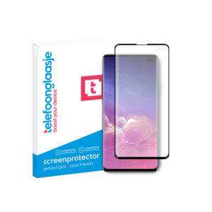 Samsung Galaxy S10 Plus screenprotector case friendly Telefoonglaasje Gehard Glas met verpakking