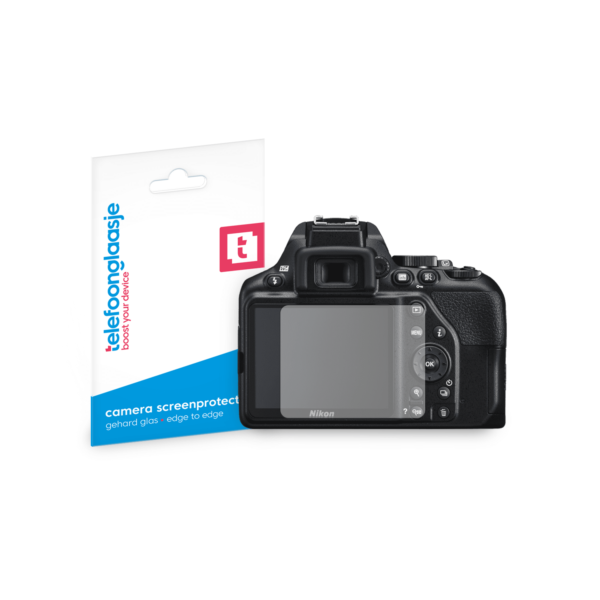 Nikon D3500 screenprotector tempered glass van Telefoonglaasje