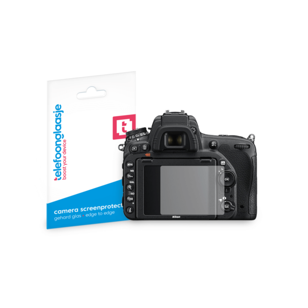 Nikon D750 screenprotector tempered glass van Telefoonglaasje