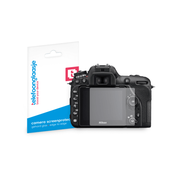 Nikon D7500 screenprotector tempered glass van Telefoonglaasje