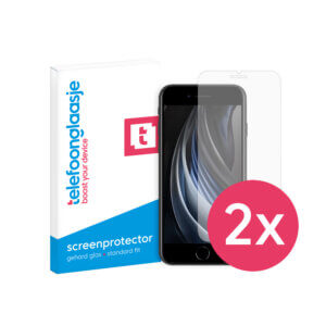 iPhone SE 2020 screenprotector - 2 Stuks