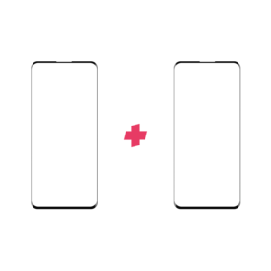 Duopack Oppo Find X2 Edge to Edge screenprotector tempered glass