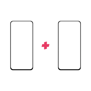Duopack Oppo Reno 2 Edge to Edge screenprotector tempered glass