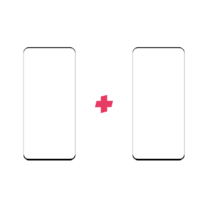 Duopack Xiaomi Mi 10 Edge to Edge screenprotector tempered glass