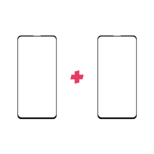 Duopack Xiaomi Mi 9T Edge to Edge screenprotector tempered glass