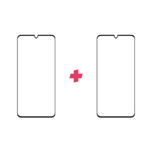 Duopack Xiaomi Mi Note 10 Edge to Edge screenprotector tempered glass