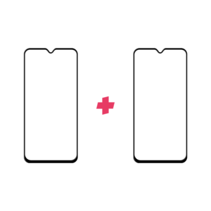 Duopack Xiaomi Redmi Note 8 Edge to Edge screenprotector tempered glass