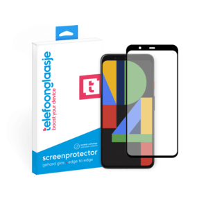 Telefoonglaasje Google Pixel 4 screenprotector van gehard glas