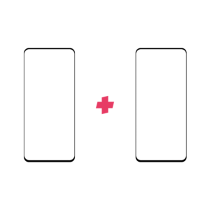 Telefoonglaasje DuoPack OnePlus Nord screenprotector van gehard glas
