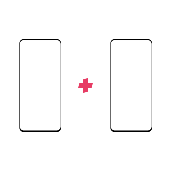 Telefoonglaasje DuoPack OnePlus Nord screenprotector van gehard glas
