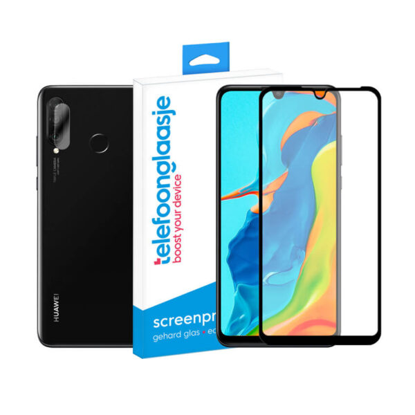 Huawei P30 Lite screenprotector met camera screenprotector