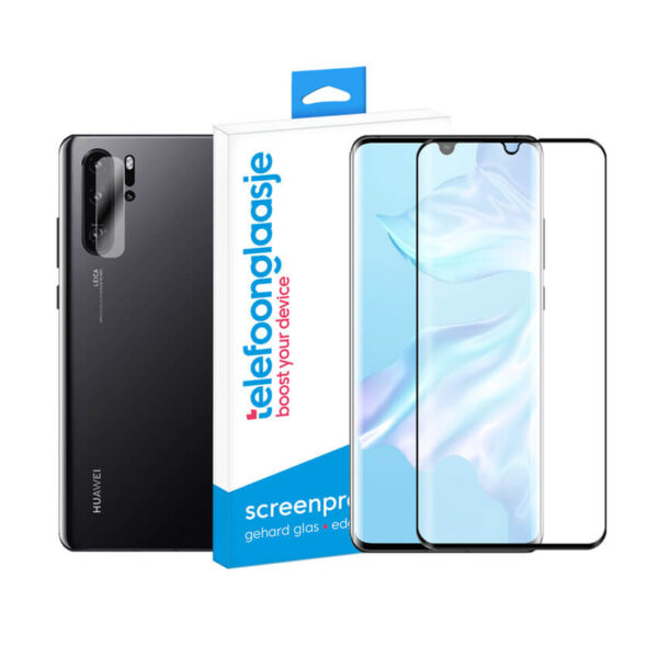 Huawei P30 Pro screenprotector met camera screenprotector
