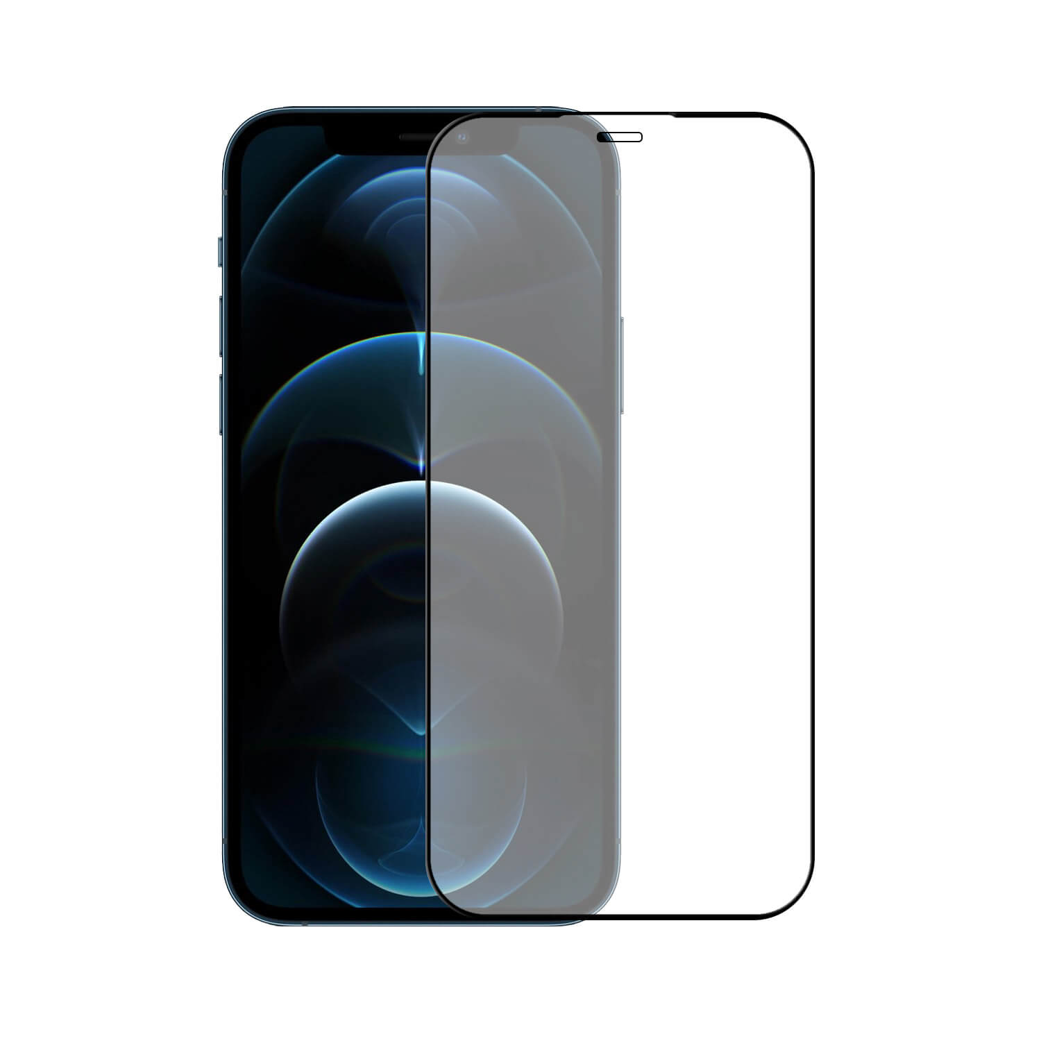 Armoedig verzekering Haarvaten DuoPack: iPhone 12 Pro screenprotector glas E2E | Telefoonglaasje