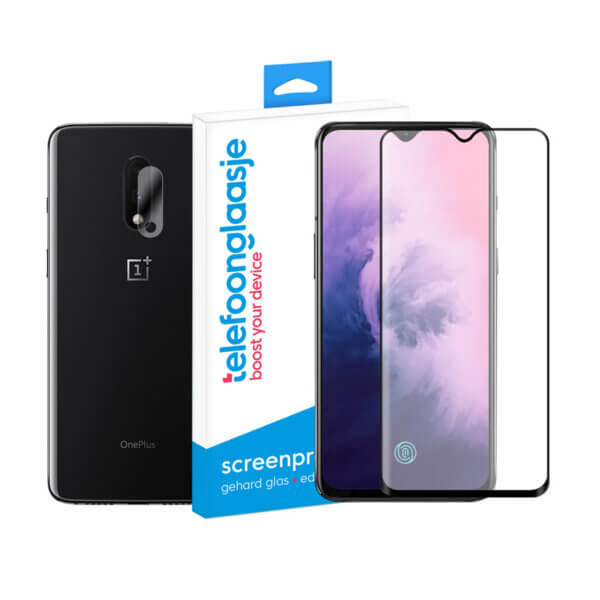 OnePlus 7 screenprotector met camera screenprotector