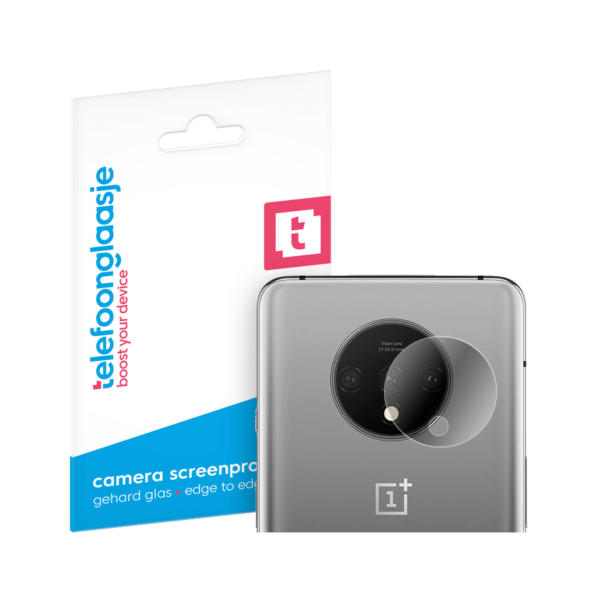 OnePlus 7T camera screenprotector gehard glas - Telefoonglaasje