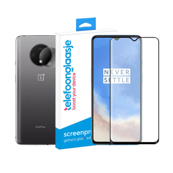 OnePlus 7T screenprotector met camera screenprotector