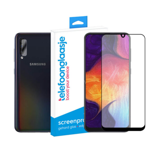 Samsung Galaxy A50 screenprotector met camera screenprotector