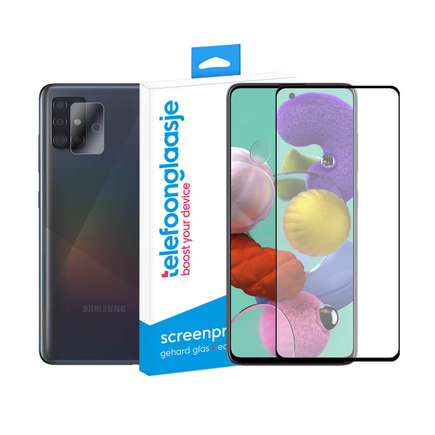 Samsung Galaxy A51 scherm + camera screenprotector