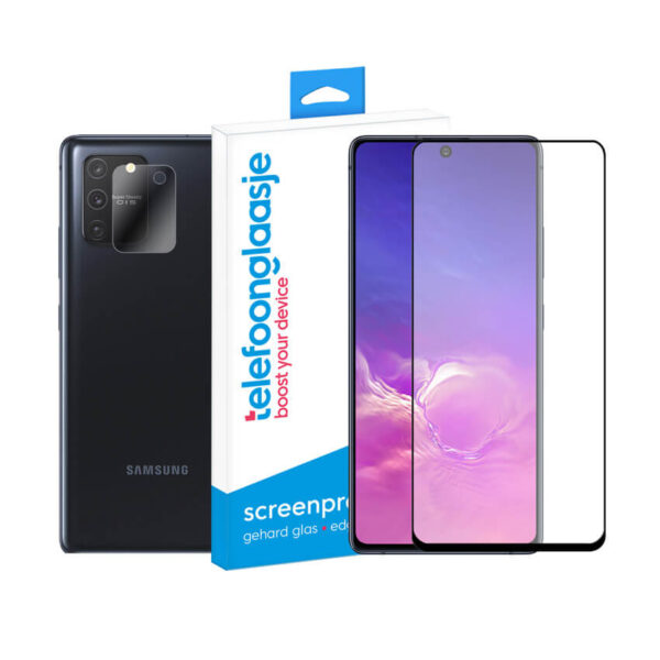 Samsung Galaxy S10 Lite screenprotector met camera screenprotector