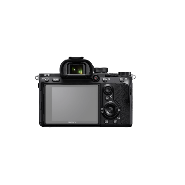 Sony Alpha A7 III Screenprotector op scherm