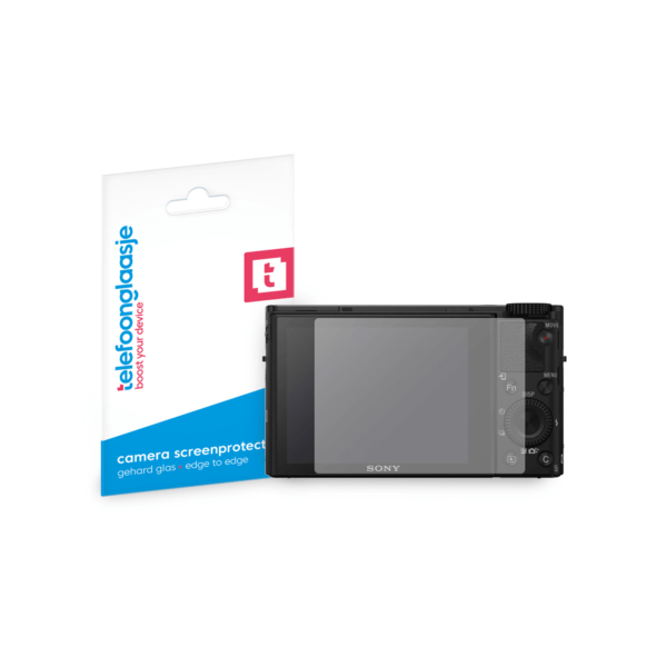 Sony RX100 IV screenprotector tempered glass van Telefoonglaasje