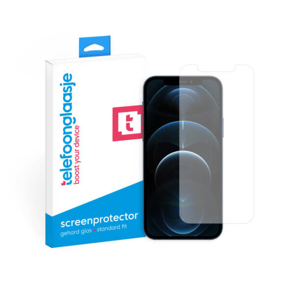 Phone 12 Pro Max screenprotector van gehard glas