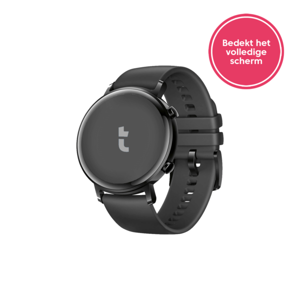 Huawei Watch GT2 42mm screenprotector aangebracht